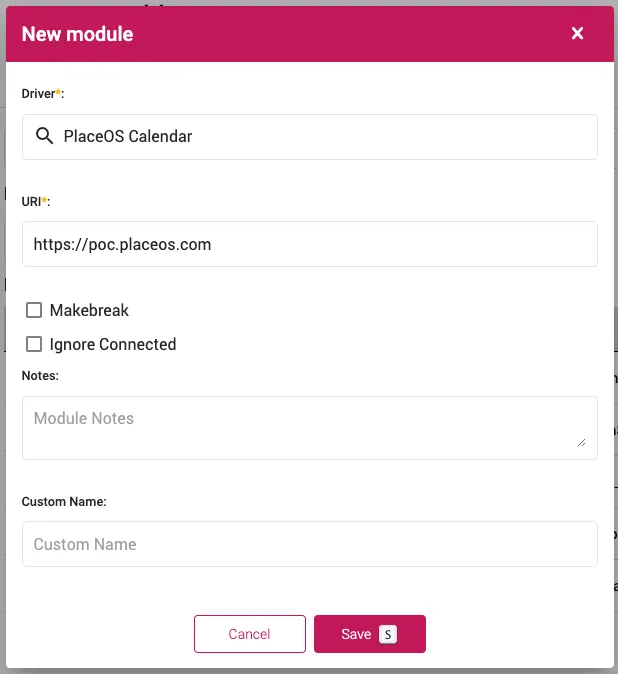 Save Calendar Driver